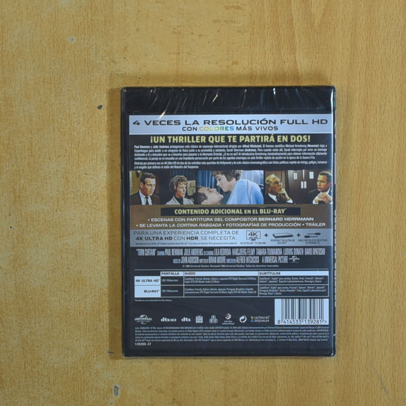 CORTINA RASGADA 4K - BLURAY