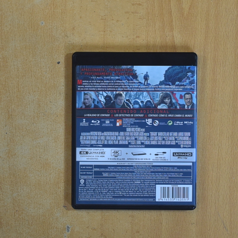 CONTAGIO 4K - BLURAY