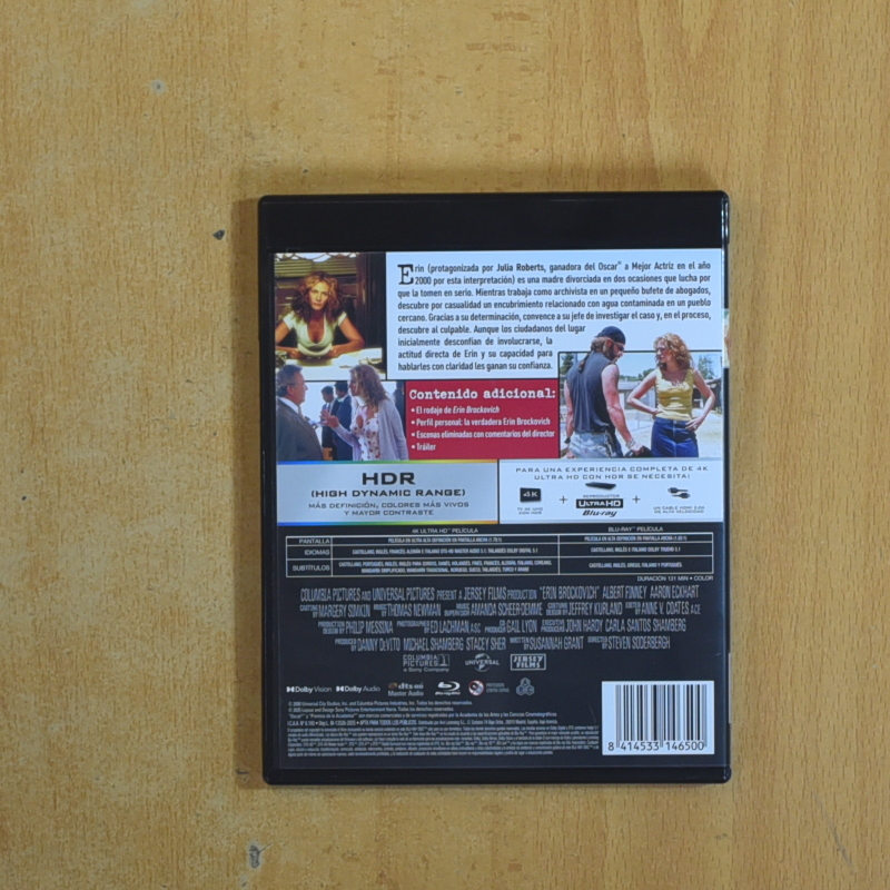 ERIN BROCKOVICH 4K - BLURAY