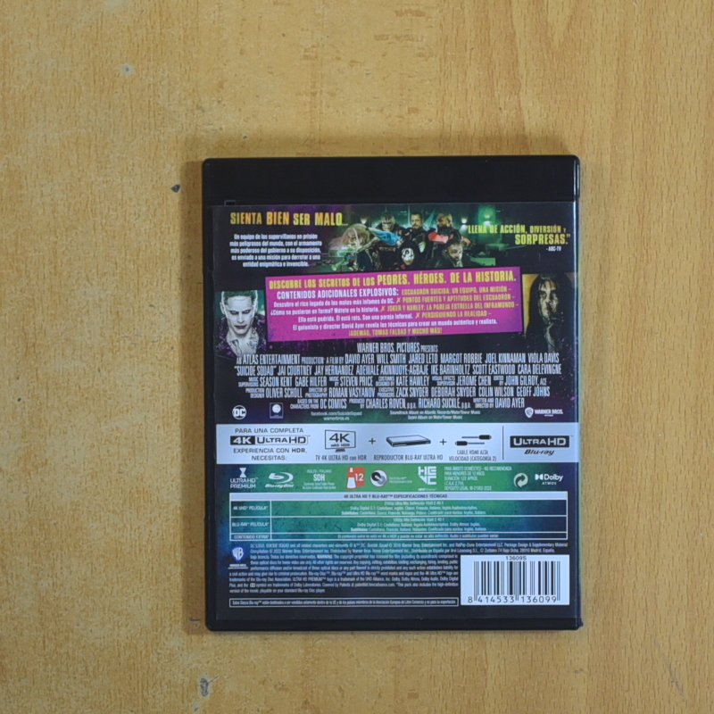 ESCUADRON SUICIDA 4K - BLURAY