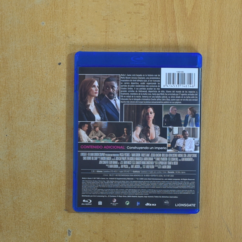 MOLLYS GAME - BLURAY