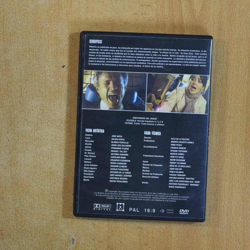 LA CHISPA DE LA VIDA - DVD