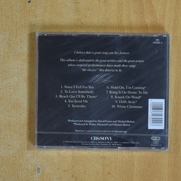 MICHAEL BOLTON - TIMELESS - CD