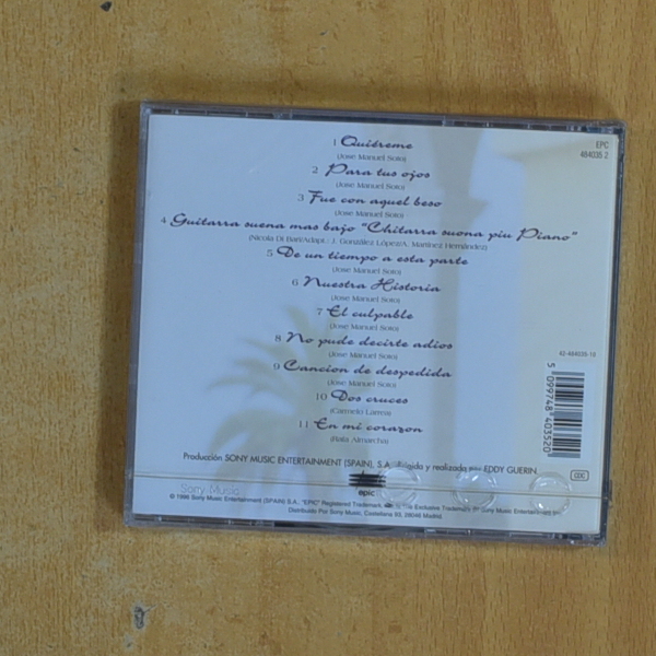 JOSE MANUEL SOTO - QUIEREME - CD