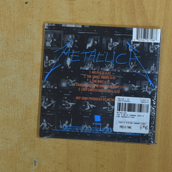 METALLICA - THE 5 98 EP GARAGE DAYS RE REVISITED - CD