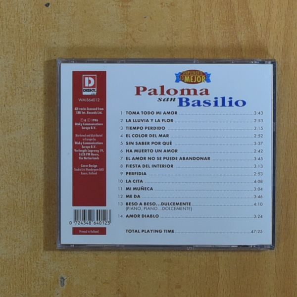 PALOMA SAN BASILIO - PALOMA SAN BASILIO - CD