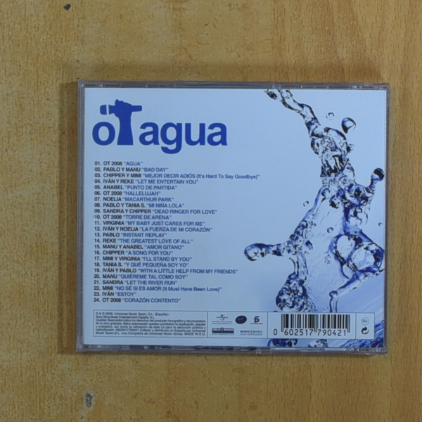 VARIOS - OPERACION TRIUNFO AGUA - CD