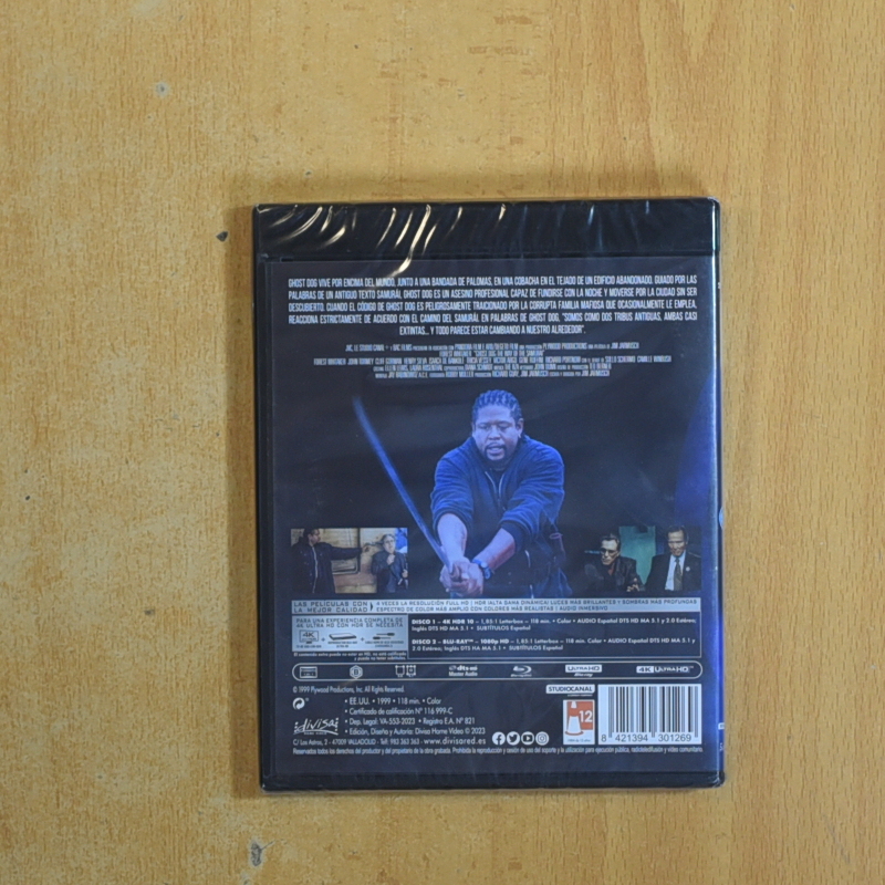 GHOST DOG 4K - BLURAY