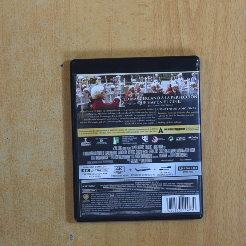 AMADEUS 4K - BLURAY
