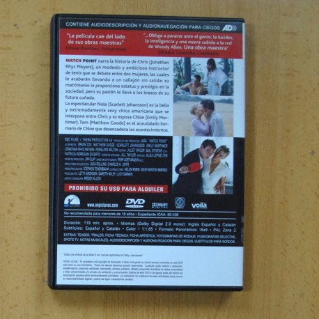 MATCH POINT - DVD