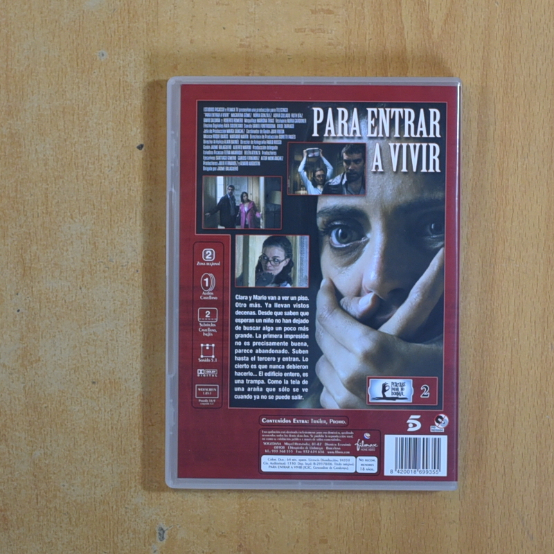 PARA ENTRAR A VIVIR - DVD