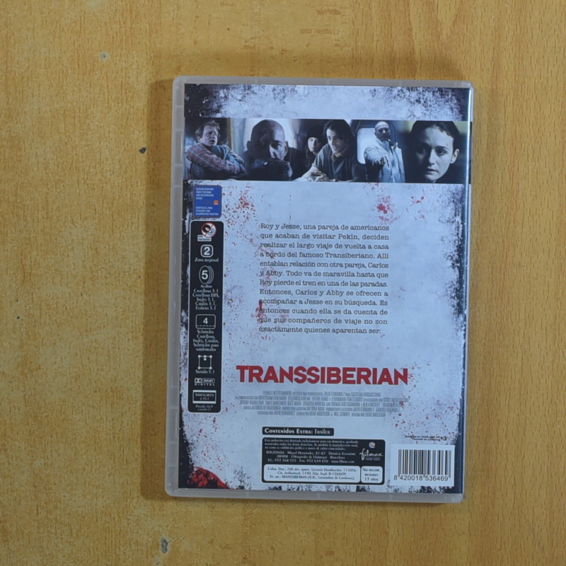 TRANSSIBERIAN - DVD