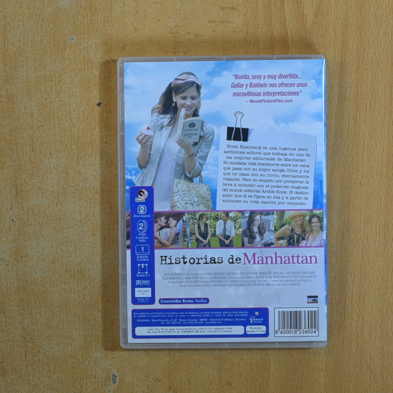 HISTORIAS DE MANHATTAN - DVD