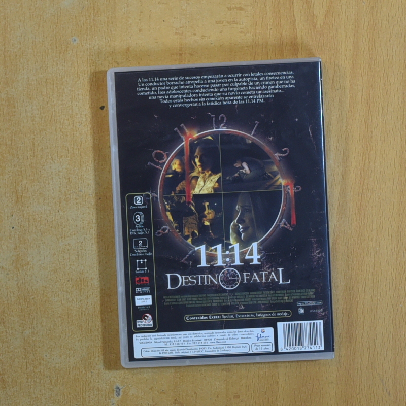 11 14 DESTINO FINAL - DVD