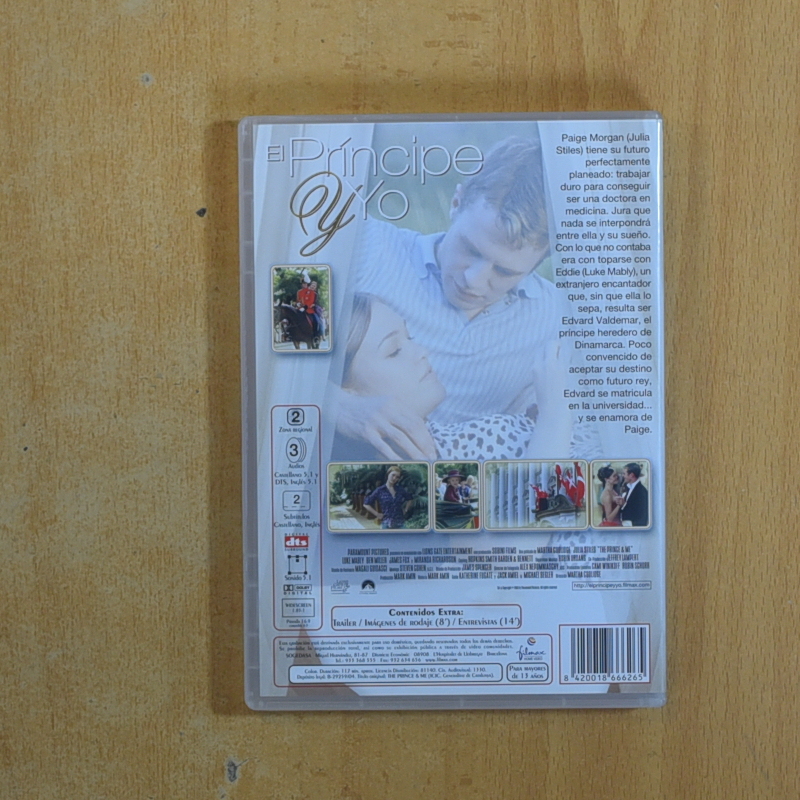 EL PRINCIPE Y YO - DVD