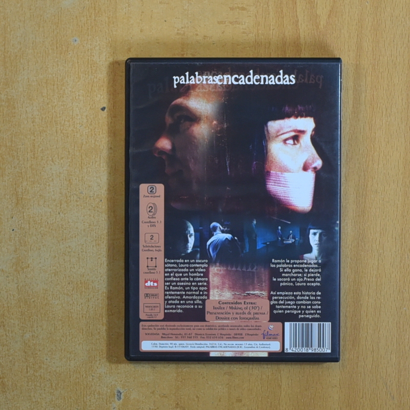 PALABRAS ENCADENADAS - DVD