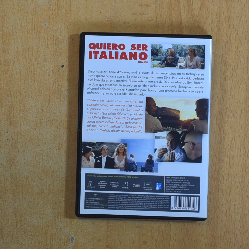 QUIERO SER ITALIANO - DVD