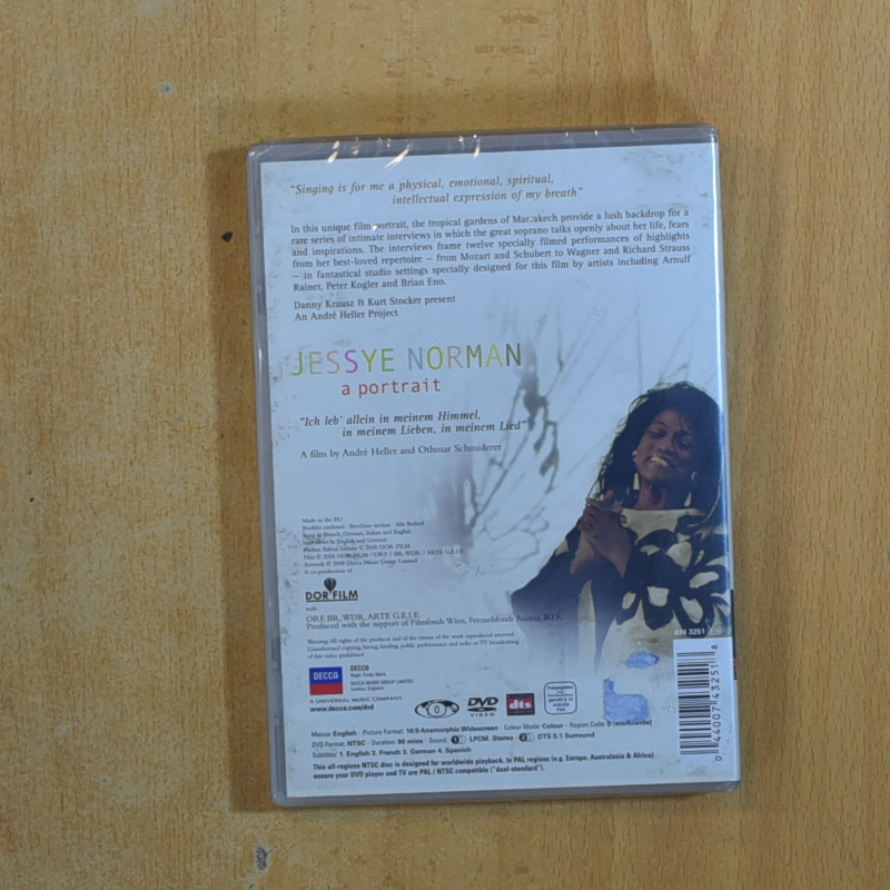 JESSYE NORMAN A PORTRAIT - DVD