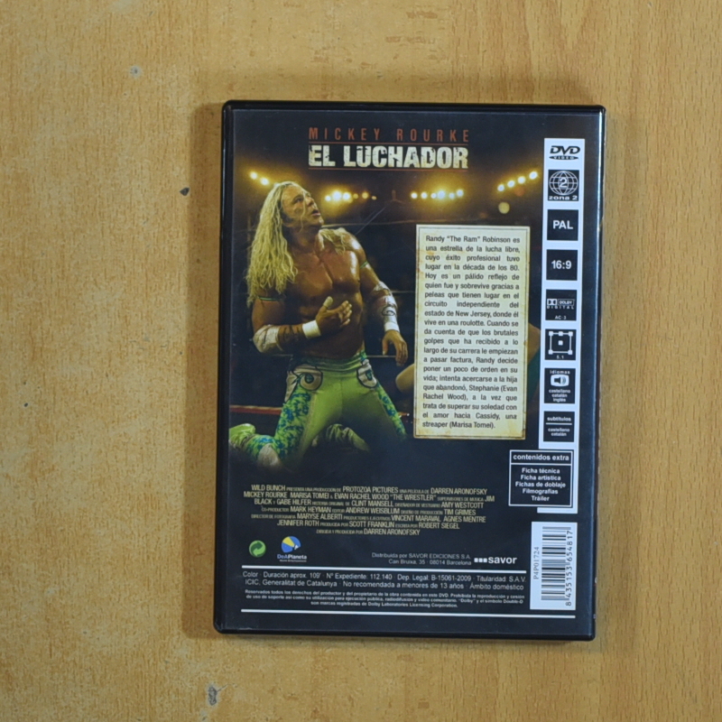 EL LUCHADOR - DVD