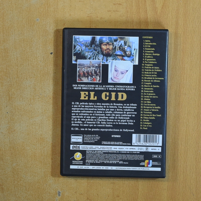EL CID - DVD