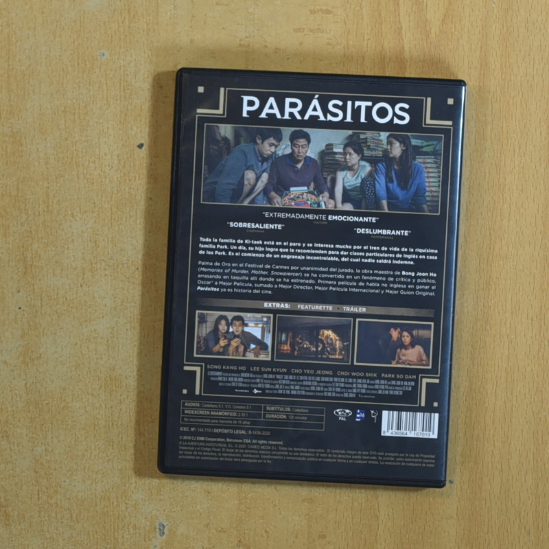 PARASITOS - DVD