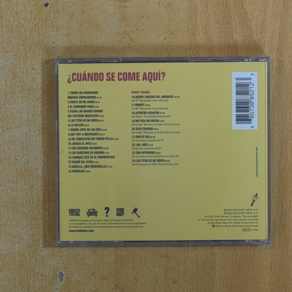 SINIESTRO TOTAL - CUANDO SE COME AQUI - CD
