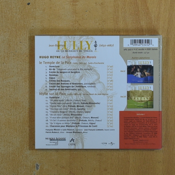 HUGO REYNE - LE TEMPLE DE LA PAIX - CD