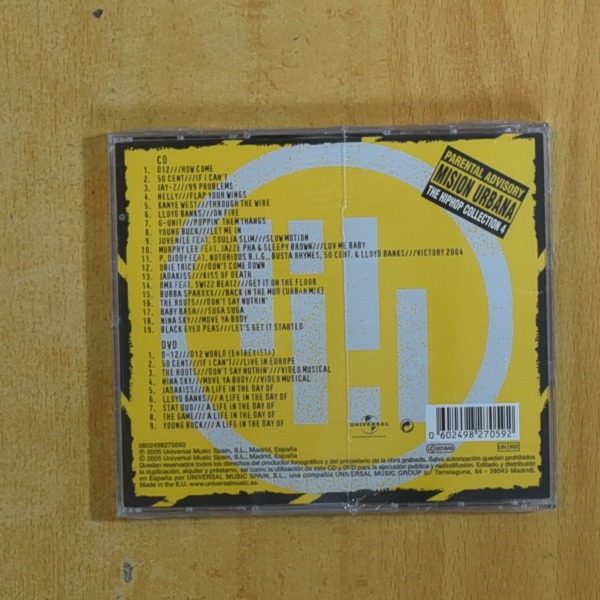 VARIOS - MISION URBANA THE HIP HOP COLLECTION 4 - CD
