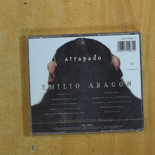 EMILIO ARAGON - ATRAPADO - CD