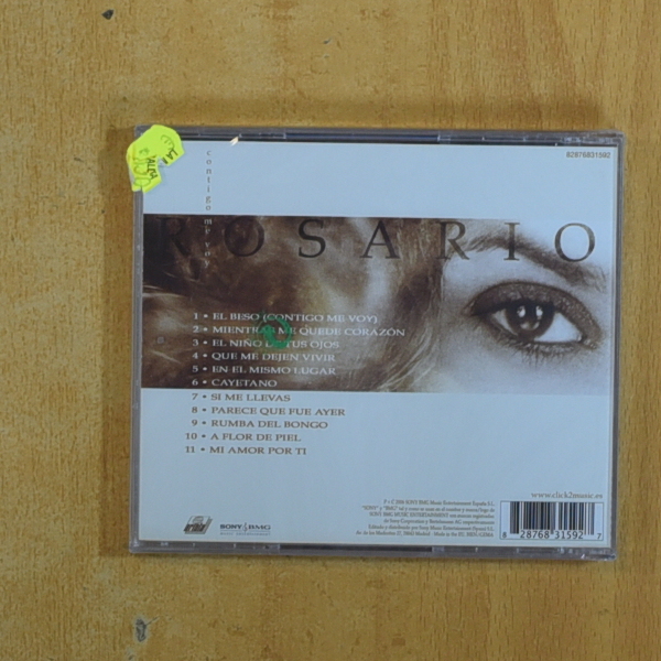 ROSARIO - CONTIGO ME VOY - CD