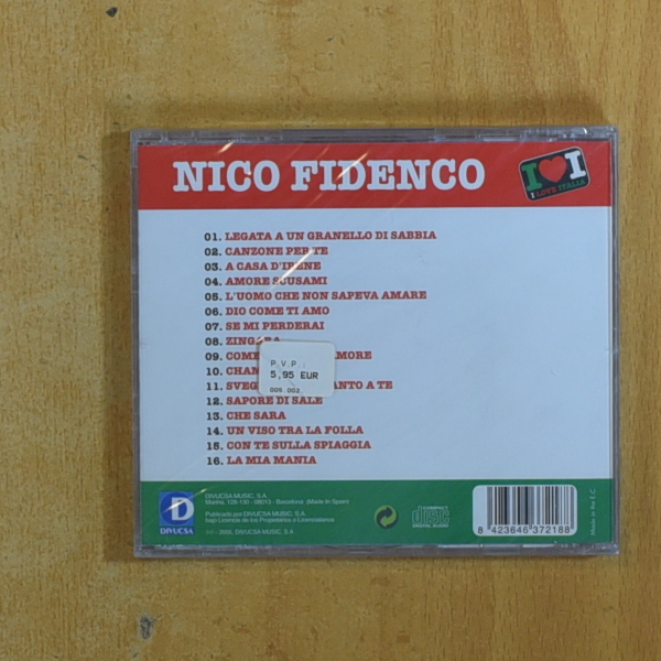 NICO FIDENCO - TODOS SUS EXITOS - CD