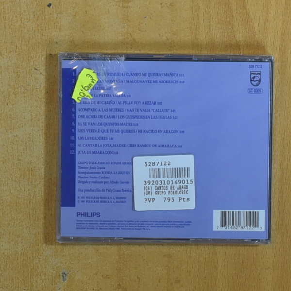 VARIOS - CANTOS DE ARAGON - CD