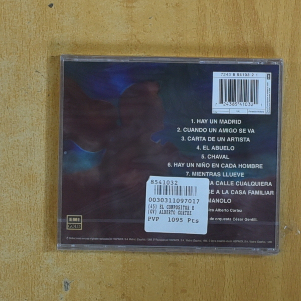 ALBERTO CORTEZ - EL COMPOSITOR EL CANTATE - CD