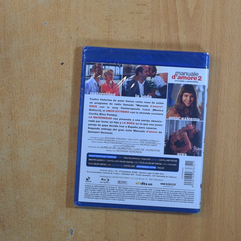 MANUALE D AMORE 2 - BLURAY
