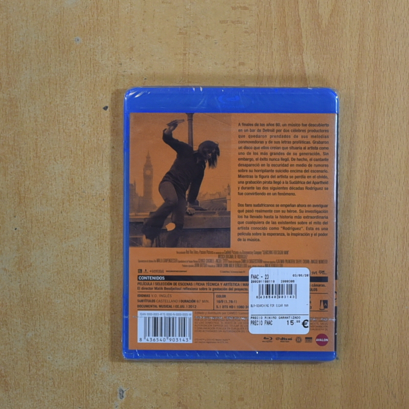 SEARCHING FOR SUGAR MAN - BLURAY
