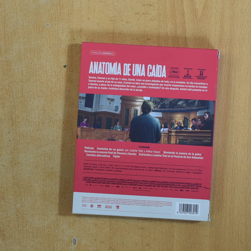 ANATOMIA DE UNA CAIDA - BLURAY