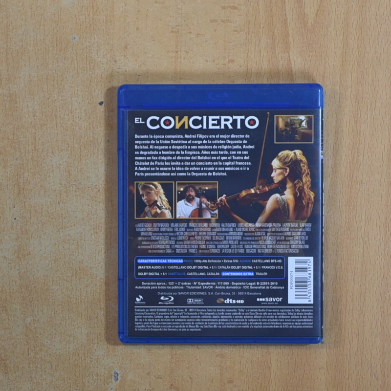 EL CONCIERTO - BLURAY