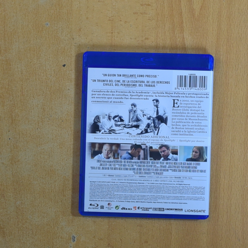 SPOTLIGHT - BLURAY