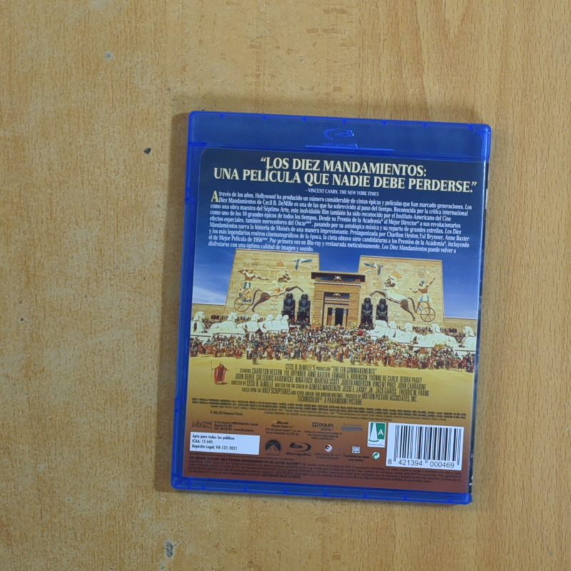 LOS DIEZ MANDAMIENTOS - BLURAY