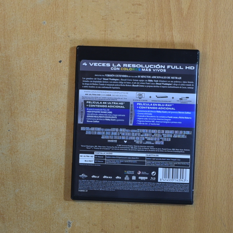 AMERICAN GANGSTER 4K - BLURAY