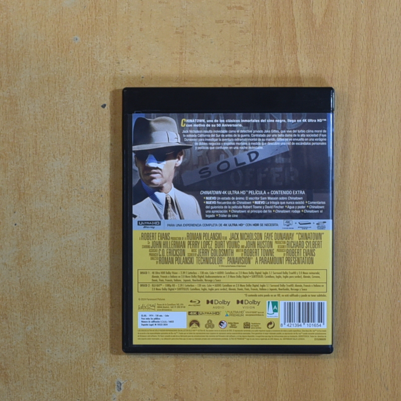CHINATOWN 4K - BLURAY