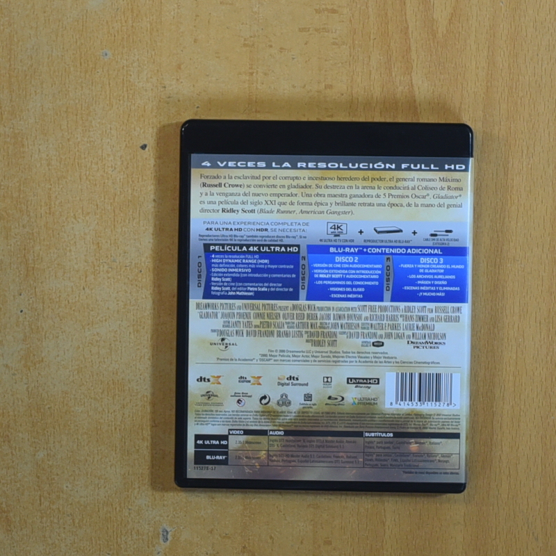 GLADIATOR 4K - BLURAY