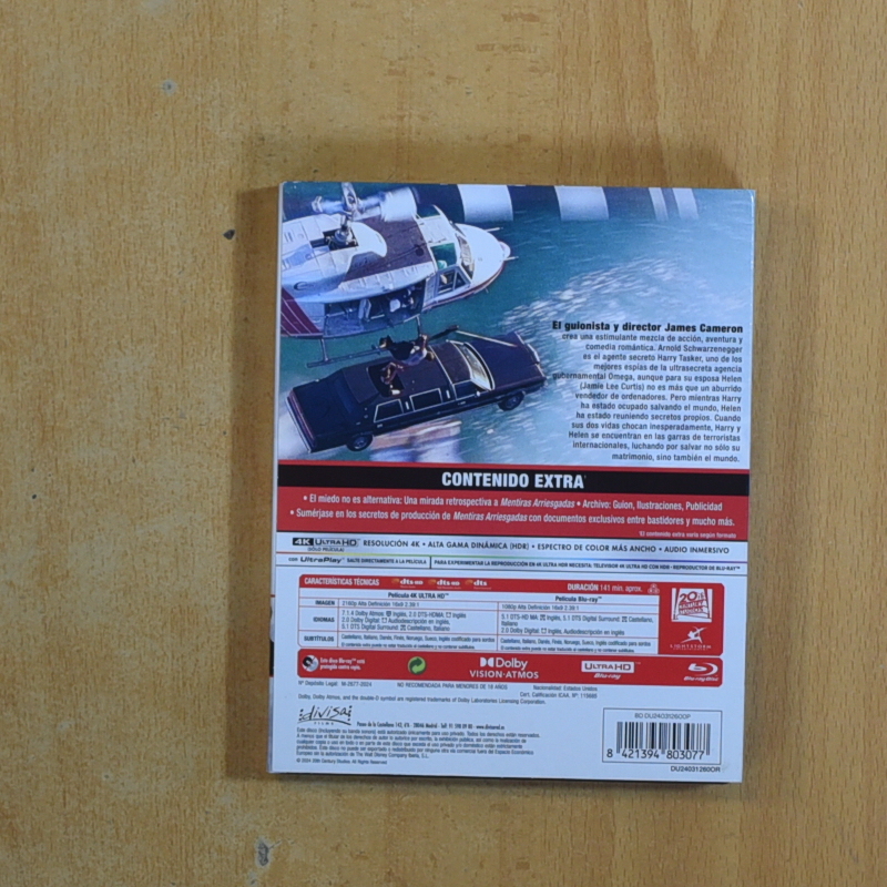 MENTIRAS ARRIESGADAS 4K - BLURAY