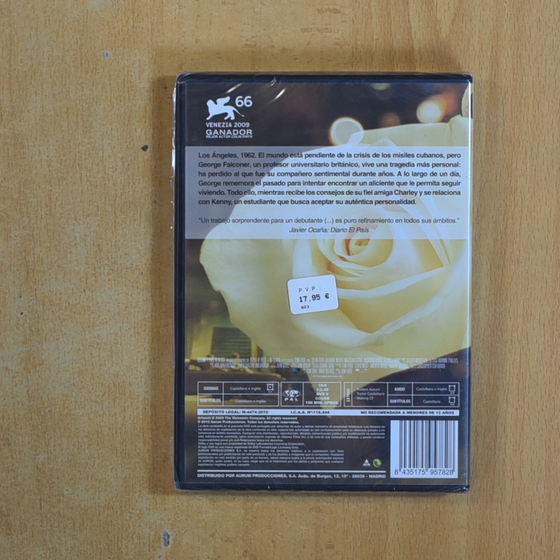 UN HOMBRE SOLTERO - DVD