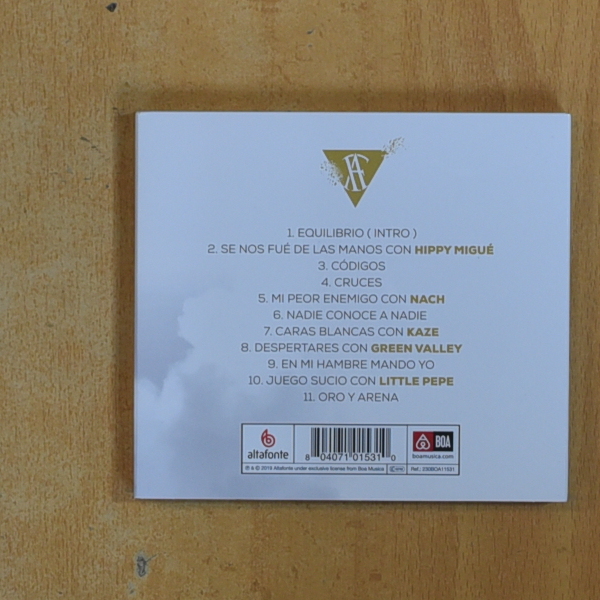 FALSALARMA - ORO Y ARENA - CD