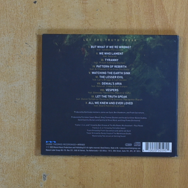 EARTHSIDE - LET THE TRUTH SPEAK - CD