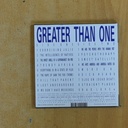 GREATER THAN ONE - ALL THE MASTERS LICKED ME - CD