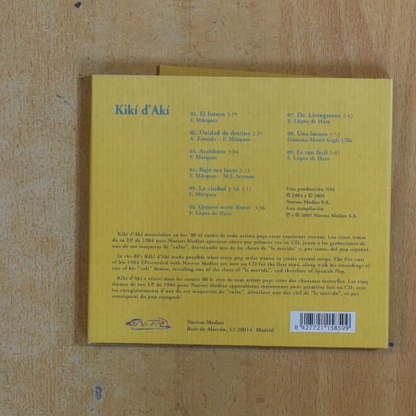 KIKI D AKI - KIKI D AKI - CD