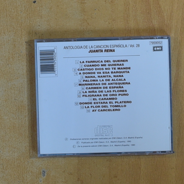 JUANITA REINA - JUANITA REINA - CD