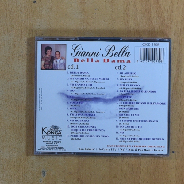 GIANNI BELLA - BELLA DAMA - CD